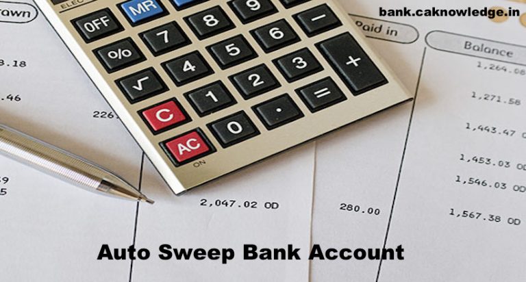 Auto Sweep Bank Account