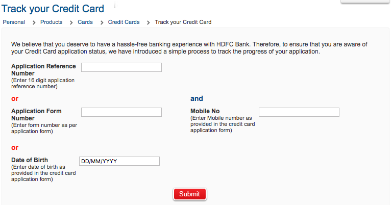 HDFC Credit Card Status, HDFC Credit Card Application 2022.