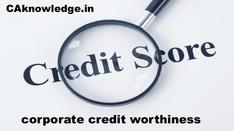 corporate credit worthiness