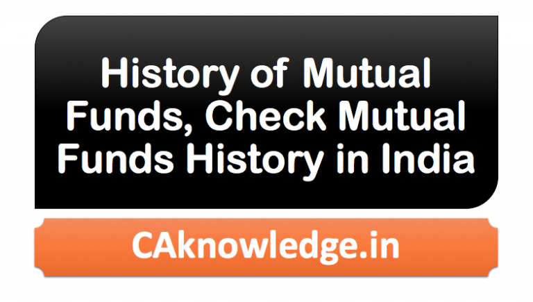 History of Mutual Funds