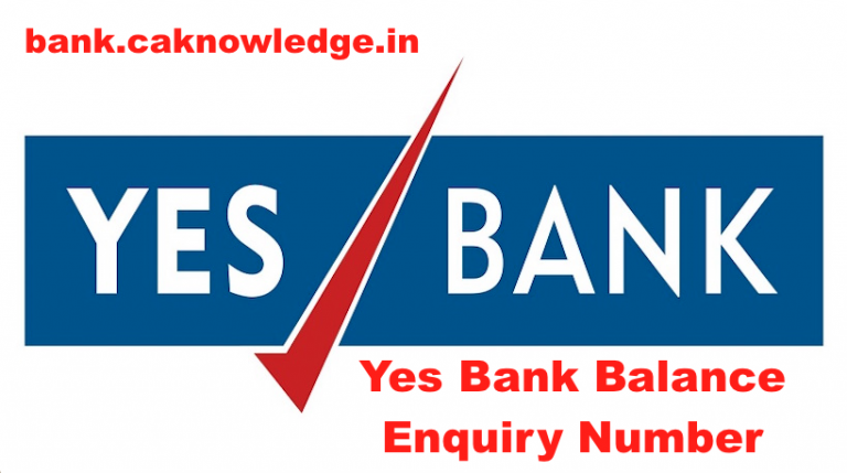 Yes Bank Balance Enquiry Number