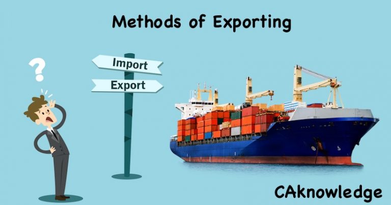 methods of exporting