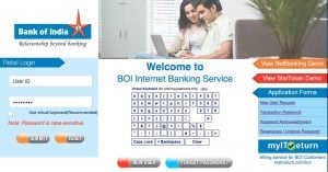 BOI Bank Net Banking