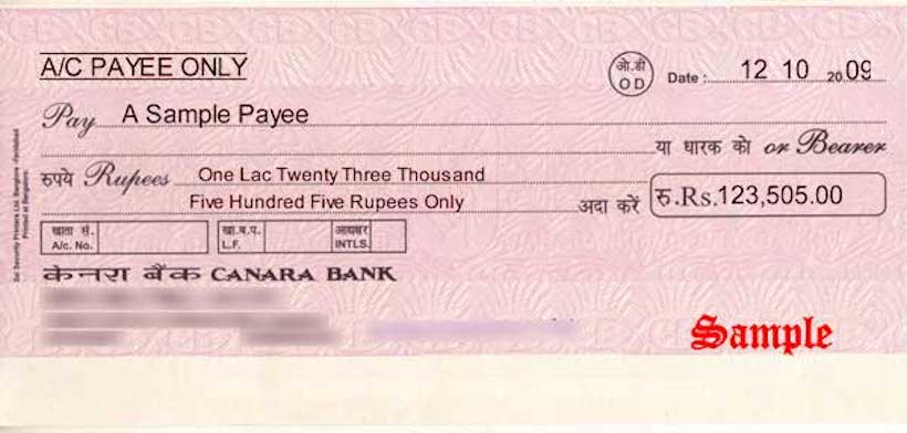Bankers Cheque