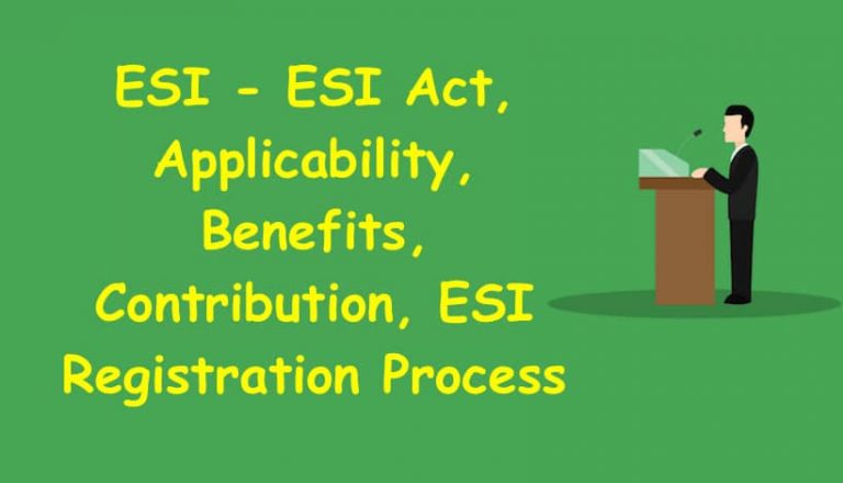 ESI Registration