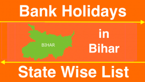 Bank Holidays in Bihar