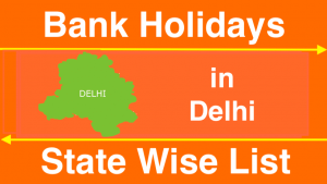 Bank Holidays in Delhi