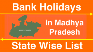 Bank Holidays in Madhya Pradesh