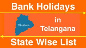 Bank Holidays in Telangana