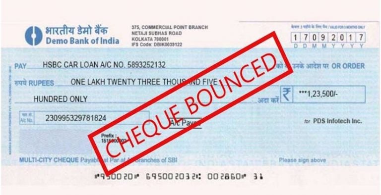 Bouncing or Return of Cheques