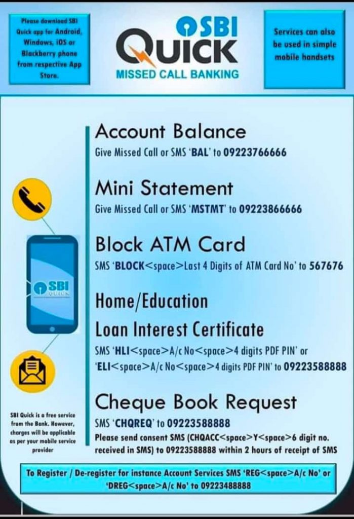 how to get balance certificate from sbi online
